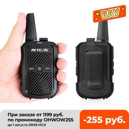 Mini Walkie Talkie 1 or 2 pcs Retevis RT15 Portable Two-way FRS Radio Communicator Walkie-Talkies el Restaurant PTT