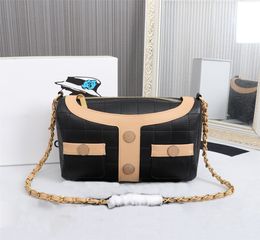 5A single chain shoulder bags designer handbag cross body hot flower high quality novice bag women's fashion flip Gold Fashion Top ordinary large wallet tie