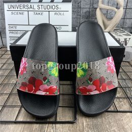 Fashion Mens Womens Scuffs Summer Sandals Slipper Beach Nice Slippers Ladies Comfort Shoes Print Rubber Flowers mens womens slippers