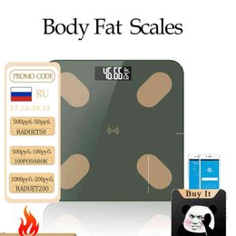 Bluetooth Scale Smart Electronic Scales Bathroom Digital Scale Body Weight High-Precision Floor Scales Balance Health Analyzer H1229
