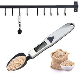 500g 0.1g Digital Measure Spoon Scale Mini LCD Kitchen Scale Weight Balance Lab Gram Measuring Tools Food Scale For Grain 210401