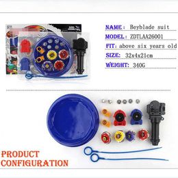 Original Box Beyblade Burst For Sale Metal Fusion 4D With Launcher and arena Spinning Top Set Kids Game Toys New X0528