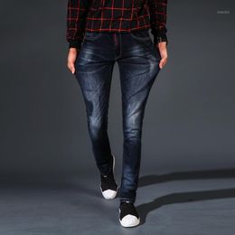 mens jeans 36 length NZ - Men's Jeans Arrival Super Large Autumn Winter Loose Full Length Casual Men Fashion Plus Size 2829 30 31 32 33 34 36 38 40 42 44 46