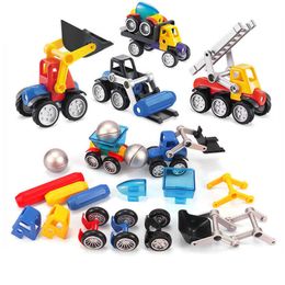 Baby Magnet Toy Sticks & Balls Magnetic Building Blocks Car Kits Construction Toys Kids Designer Educational Toy For Children Q0723