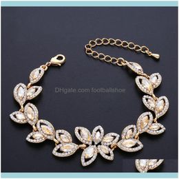 Beaded, Strands Jewelrydesigners Jewellery Bridal Bracelet Crystal Lady Diamond Bracelets Brj88 Drop Delivery 2021 Bx3Ue