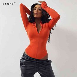 Female Bodysuit Sexy Club Outfits Garment Body Femme Women Baddie Clothes Catsuit Sleepwear Pajamas Tops 20458P 210712