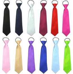 Sale Kids Fashion Accessories Boys Neck Silk Ties Baby Neckties For Wedding and School Free