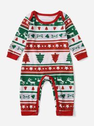 Baby Christmas Print Jumpsuit SHE