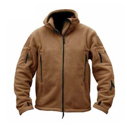 ZOGAA Spring Autumn Men Tactical Jacket Men's Fleece Military Jackets and Coats Males Outdoor Thermal Windbreaker Hooded Jackets X0621
