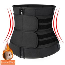 Waist Trainer Neoprene Sweat Shapewear Body Shaper Women Slimming Sheath Belly Reducing Workout Trimmer Belt Corset 211029