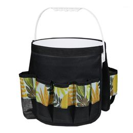 Planters & Pots Print Round Carrying Garden Tool Bag Waterproof Storage Pocket Folding Pack