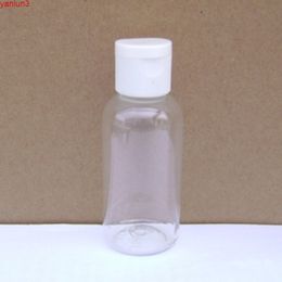 Freeshipping Wholesale 40ml Plastic Lotion Bottle Clamshell Tranparent PET Cosmetic Jar Refillable Bottlegood qty