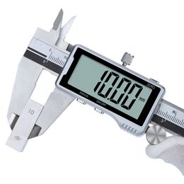 Electronic Digital Caliper HD Full Screen Metal 0-150/200/300mm Stainless Steel Vernier precise measurement tool 210810