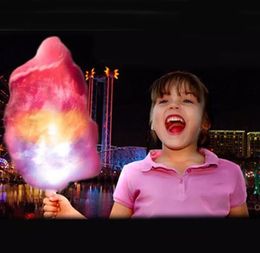 LED Cotton Candy Glo Cones Colourful Light Stick Flash Glow For Vocal Concerts Night Party