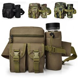 Outdoor Bags FENGTU Tactical Pockets Multifunctional Riding Water Bottle Lumbar Bag Waist Packs Running