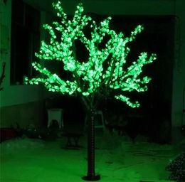 LED Artificial Cherry Blossom Tree Light Lawn Lamps Christmas 1248pcs Bulbs 2m/6.5ft Height 110/220VAC Rainproof Outdoor Use Free