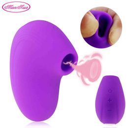 Eggs Man Nuo Tongue Licking Vibrator Oral Clitoris Sex For Female Nipple Clit Sucker Couple Massager 10 Speed Adult Toy 1124