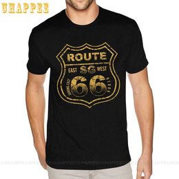Route 66 Mother Road T Shirt Youth Classic Tee Shirts for Men Short Sleeve Fashion Brand Official Apparel 210629