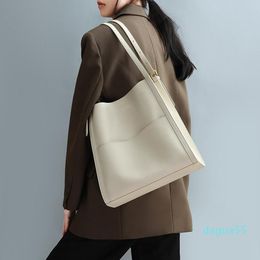 Evening Bags Bag Female Summer 2021 Bucket Leather Large Capacity Wild Shoulder Tide