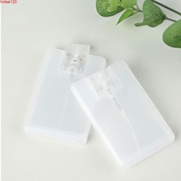 Clear 20ml Spray Bottles Moisturising Water Portable Card High-End Perfume Plastic Parfum Refillable Containers for Alcoholgoods