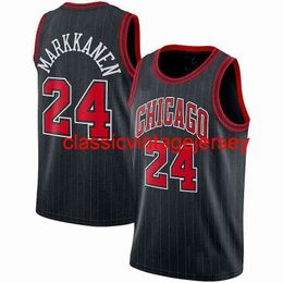 Lauri Markkanen Swingman Jersey 24 Stitched Men Women Youth Basketball Jerseys Size XS-6XL