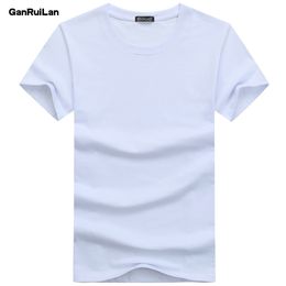 Men T Shirt Fashion Short Sleeves Solid Cotton s ee Summer Clothing Sous Vetement Homme B0571 210518
