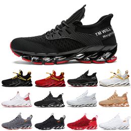High quality Non-Brand men women running shoes Blade slip on black white red gray Terracotta Warriors mens gym trainers outdoor sports sneakers 39-46