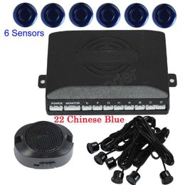 Car Rear View Cameras& Parking Sensors 6 Sensor Buzzer Alarm 44 Colors For Option Reverse Backup Radar Sound Alert