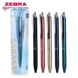 Japan ZEBRA SARASA Metal Gel Pen JJ55/JJS55 Heavy Touch Press Pen Low Centre of Gravity Student Office Business Supplies 0.5/0.4 210330
