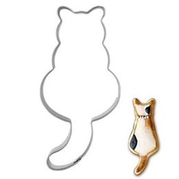 cat cookies Australia - Baking Moulds Pastry Cookie Cutter Biscuit Mold DIY Food Making Bakeware Stainless Steel Cat Shape Kitchen Tools