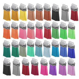 140pcs Tassel Keychain Bulk Set for Diy Leather Pendants Keychain Acrylic Jewellery Accessories H0915