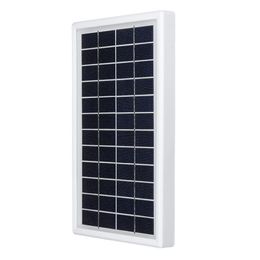 5W 12V Solar Panel Polysilicon Power Energy Saving W/ 3m DC Cabel