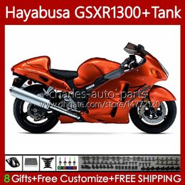 Bodywork For SUZUKI Hayabusa GSXR-1300 GSXR 1300 CC GSX-R1300 1996 2007 Bodys 74No.312 GSXR1300 Gloss Orange 1300CC 96 97 98 99 00 01 GSX R1300 02 03 04 05 06 07 Fairing