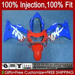 Injection Mould Body For HONDA CBR 600 F4 FS CC 600F4 600CC 1999-2000 Bodywork 54No.26 100% Fit CBR600F4 CBR600 Red blue new F4 99 00 CBR600FS 1999 2000 OEM Fairing Kit