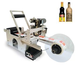 Semi Automatic Labelling Machine Stainless Steel Coding And Printing Date Label Packing Machine