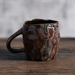 Cups & Saucers Japanese Art Breakfast Coffee Cup Office Travel Christmas Vintage Mug For Men Drinkware Creative Espresso Ceramica