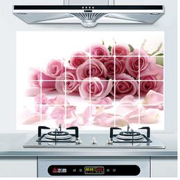 Seconds Kill Poster Decoration Self-adhesive Stickers Rose Restaurant Kitchen Tiles Waterproof Paste 210420
