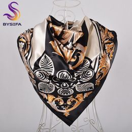 black and gold head scarf