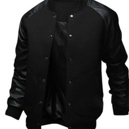 ZOGAA Men Jacket Big Pocket Slim Hip Hop Baseball Coat Casual Long-sleeved Pure Colour Mens Windbreaker s 210927