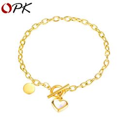Charms Bracelets For Women Luck Bangle Chain Link Classic Love Pendant Bracelet Trendy Vintage Female Jewelry Fashion Girls Birthday Party Gift 638055039937