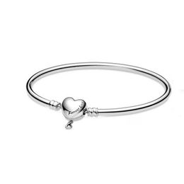 NEW 2021 100% 925 Sterling Silver Love Bracelet Fit DIY Original Fshion Jewellery Gift 1234567