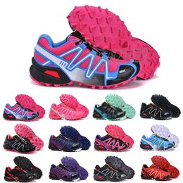 2021 TOP SPEEDCROSS 3 CS TRAIL Спортивные кроссовки для беговых кроссовок Женщины Легкие кроссовки ВМС Мода III Запатос Водонепроницаемая спортивная обувь 36-41 XC4