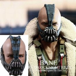 Bane Mask Dark Knight Horror Mask Halloween Costume Bane Helmet Mask Latex Adult Cosplay Props for Halloween X0803