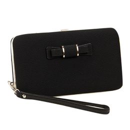 Wallets Baellery Fashion Women Wallet Phone Coin Purse Leather Card Holder Multifunction Women's Money Bag Long