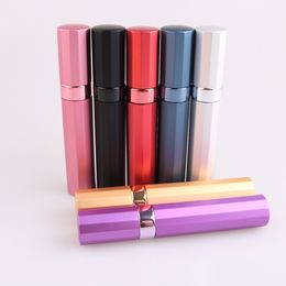 Travel Storage Bottles Fashion Perfume Spray Bottle Party Favour Cosmetic Sub-Bottling 8ml Mini Perfumes Container 7 Colour LT27