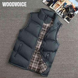 Vest Men Stylish Autumn Winter Warm Sleeveless Jacket Slim Fit Casual Coats s Waistcoat West Mannen 88 210925