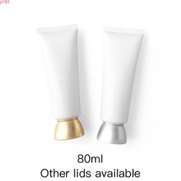 Empty 80g Cosmetic Container 80ml Plastic Soft Bottle Makeup Cream Body Lotion Travel Packaging Refillable Tube Free Shippinggood qty