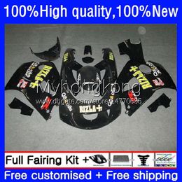 Body Kit For SUZUKI SRAD GSX-R600 GSXR 750 600 CC GSXR750 96-00 Bodywork 16No.121 600CC 750CC 1996 1997 1998 1999 2000 GSXR600 GSXR-750 96 97 98 99 00 Fairings RIZLA black