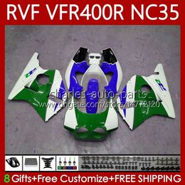 Body For HONDA RVF VFR 400 RVF400 R 400RR VFR 400R 94-98 80No.174 VFR400 R RVF400R NC35 V4 1994 1995 1996 1997 1998 VFR400RR VFR400R 94 95 96 97 98 Fairing Kit