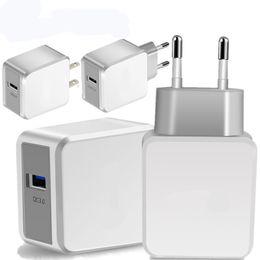 samsung wall chargers UK - Fast Adaptive Wall Chargers QC 3.0 5V 2.4A 9V 1.8A 12V 1.5A EU US UK Plug Adapter For iphone Samsung S8 S10 htc Android phone